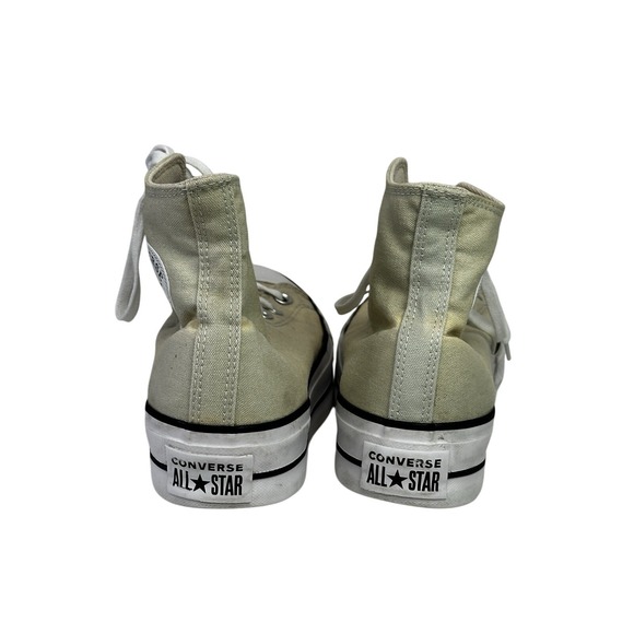 Converse Women's Chuck Taylor All Star Beige High Top‎ Sneaker Sz 9 Basketball - Picture 5 of 14